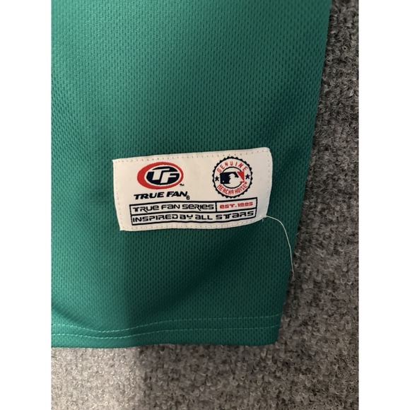 Vintage SF Giants Green Alternate Jersey True Fan Y2K MLB Button-Up Men's 2XL - Picture 3 of 13